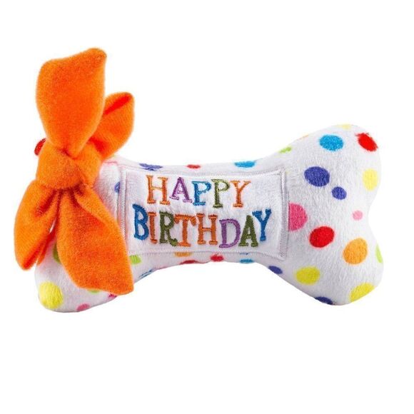 Happy Birthday Dog Bone Chew Toys - Large - Picture 2 of 4